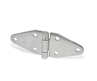 GN 1364-Zawiasy z blachy ze stali nierdzewnej